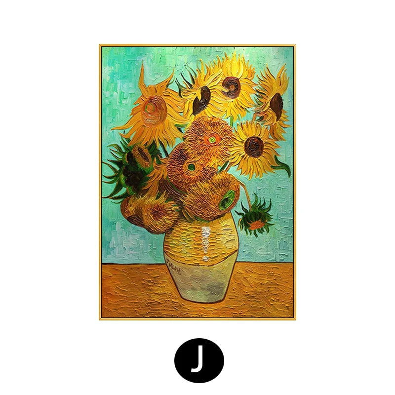 Hand Painted Acrylic Sunflower Canvas Art, Living Room, Bedroom, Corridor, Wall Decor, Modern Decoration, 50x70cm, 120x180cm Peaceful Pleasures Health and Wellness J type 60x80cm