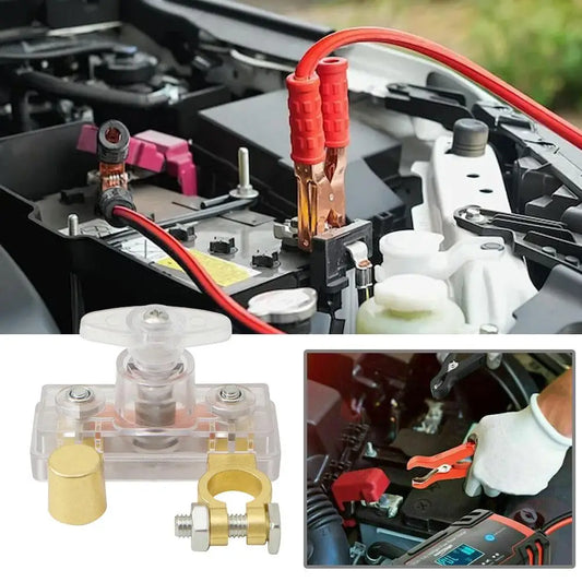Car Battery Disconnect Switch 12V 24V Universal Power Cut Off Switch Anti Leakage Battery Isolator for Auto RV Truck Boat Peaceful Pleasures Health and Wellness