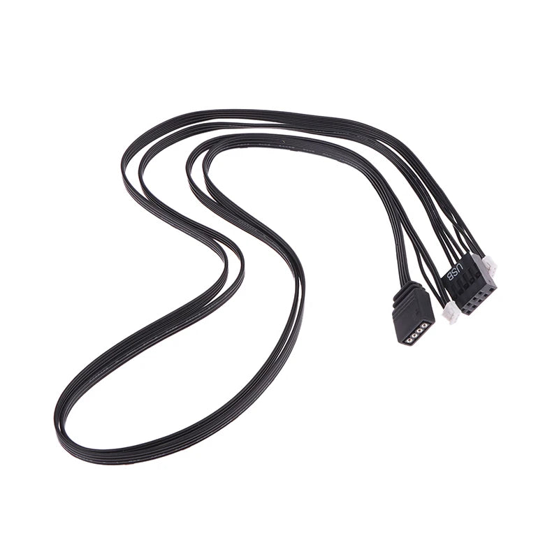New 2PCS New AMD Ryzen Wraith Prism Wraith Max Fan RGB Light Motherboard Control Sync Cable Peaceful Pleasures Health and Wellness