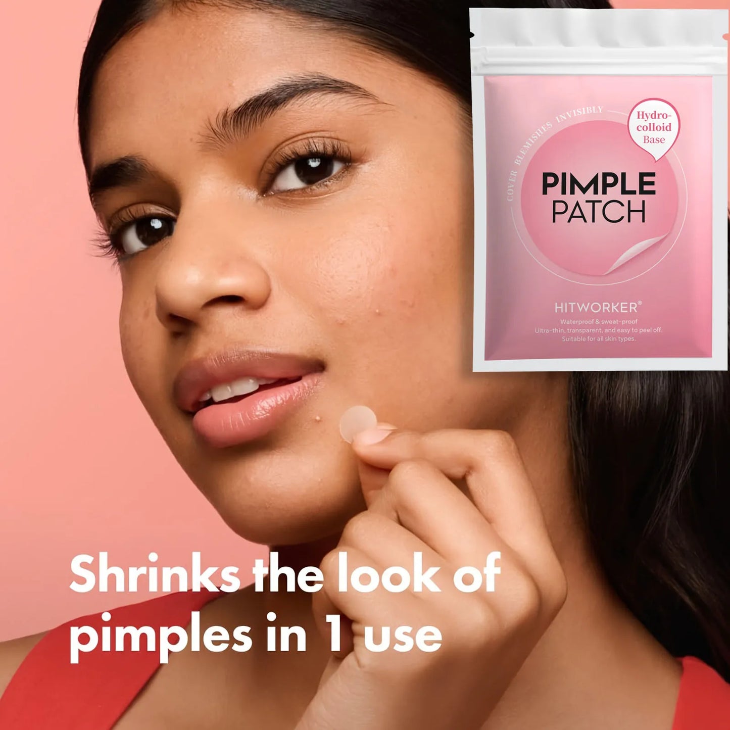 Ultra-Thin Hydrocolloid Pimple Patches – 12/48 Pcs Acne Dots