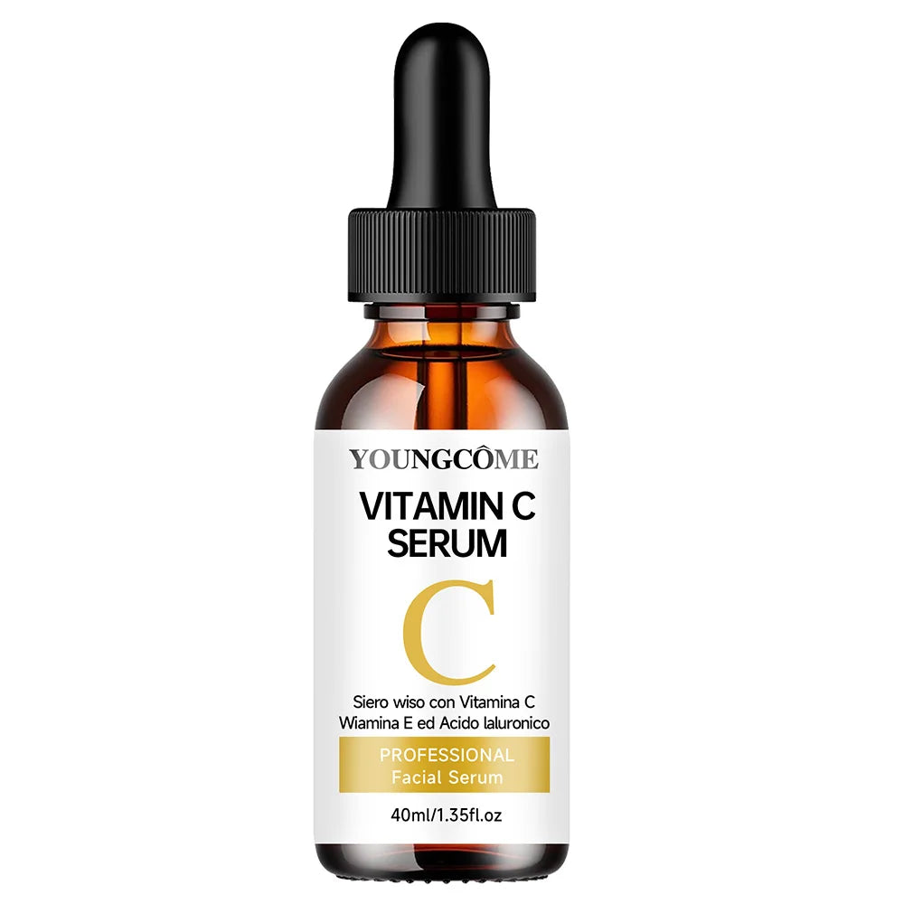 Vitamin C Facial Essence with Hyaluronic Acid - Brightening Moisturizing Repair Serum for Face Care Peaceful Pleasures Health and Wellness 40ml
