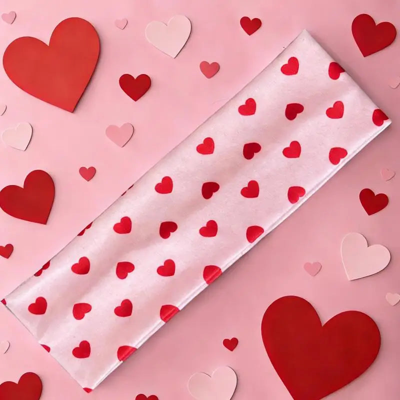Love Print Hair Band – Korean Sports & Yoga Headband for Girls