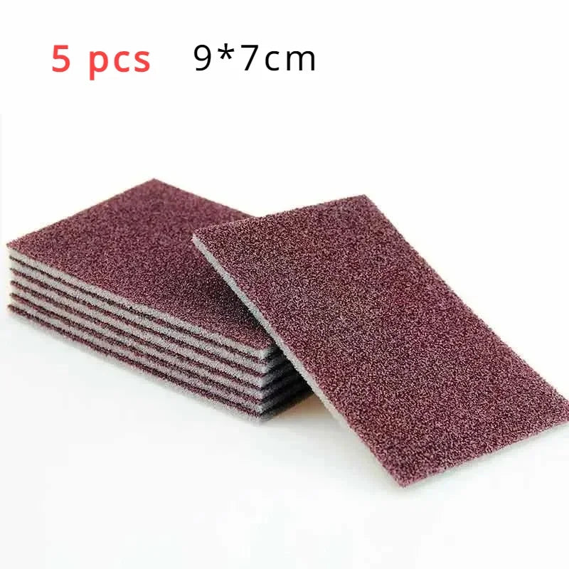 Melamine Sponge Scouring Pad Sandpaper For Kitchen Gadgets Kitchenware Home Decoration Cleaning Household Tools Accessories Peaceful Pleasures Health and Wellness B