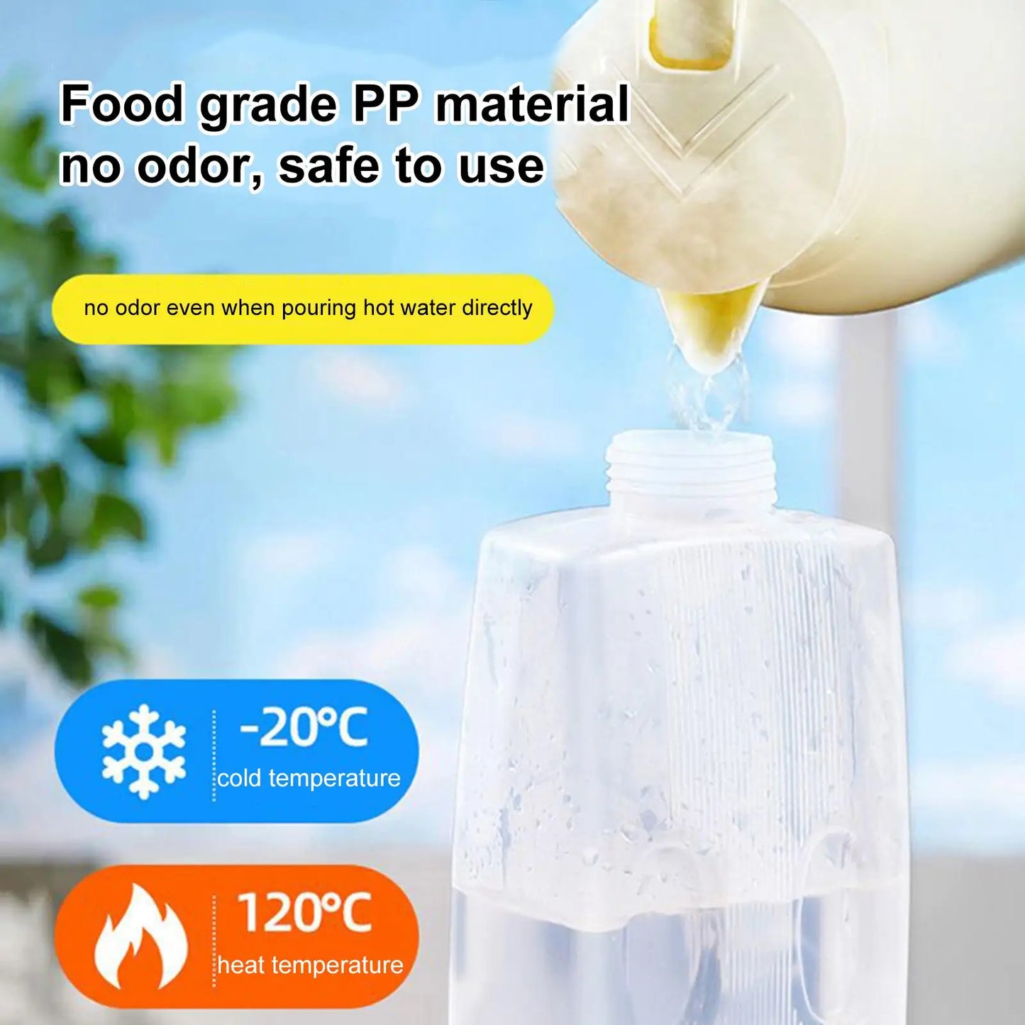 2L Cold Water Pitcher – Large Juice Jug with Leak-Proof Lid
