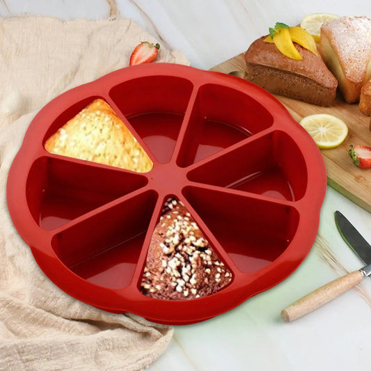 Silicone Brownie & Cake Baking Mold – Non-Stick 6-Cavity Pan Silicone Baking Mold Oasis Select