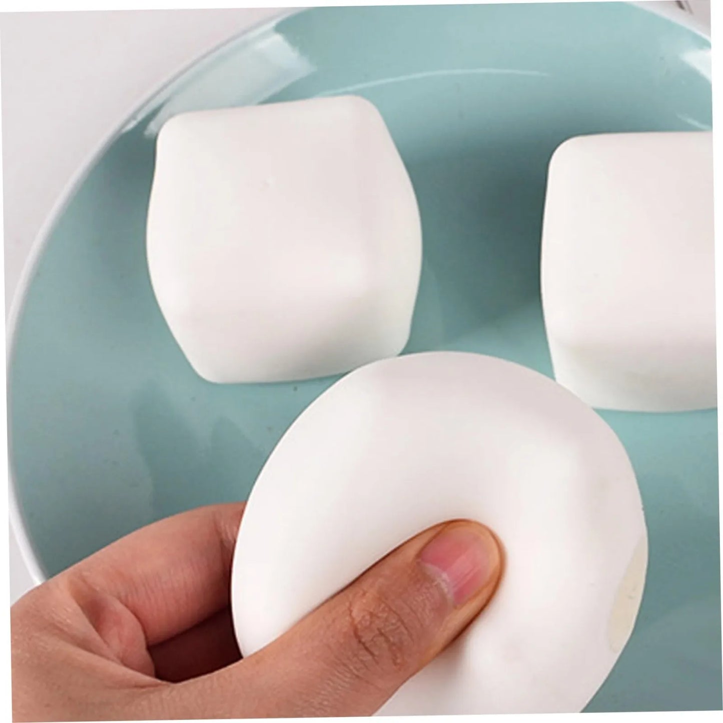 Squishy Tofu Stress Ball – Sensory Fidget Toy for Anxiety Relief