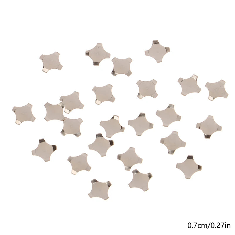20Pcs 10 With Point Cross Shape Metal Dome Reset Switch 5 6 7 8.4 10 12 14 16 MM Membrane Switch SPST Momentary On/Off Tactile Peaceful Pleasures Health and Wellness 20pcs A3