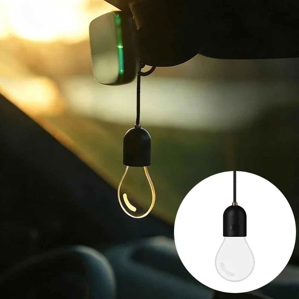 Portable Car LED Ambient Light Bulb Hanging Pendant Auto Interior Decoration Atmosphere Lamp For Night Driving Accessories Peaceful Pleasures Health and Wellness