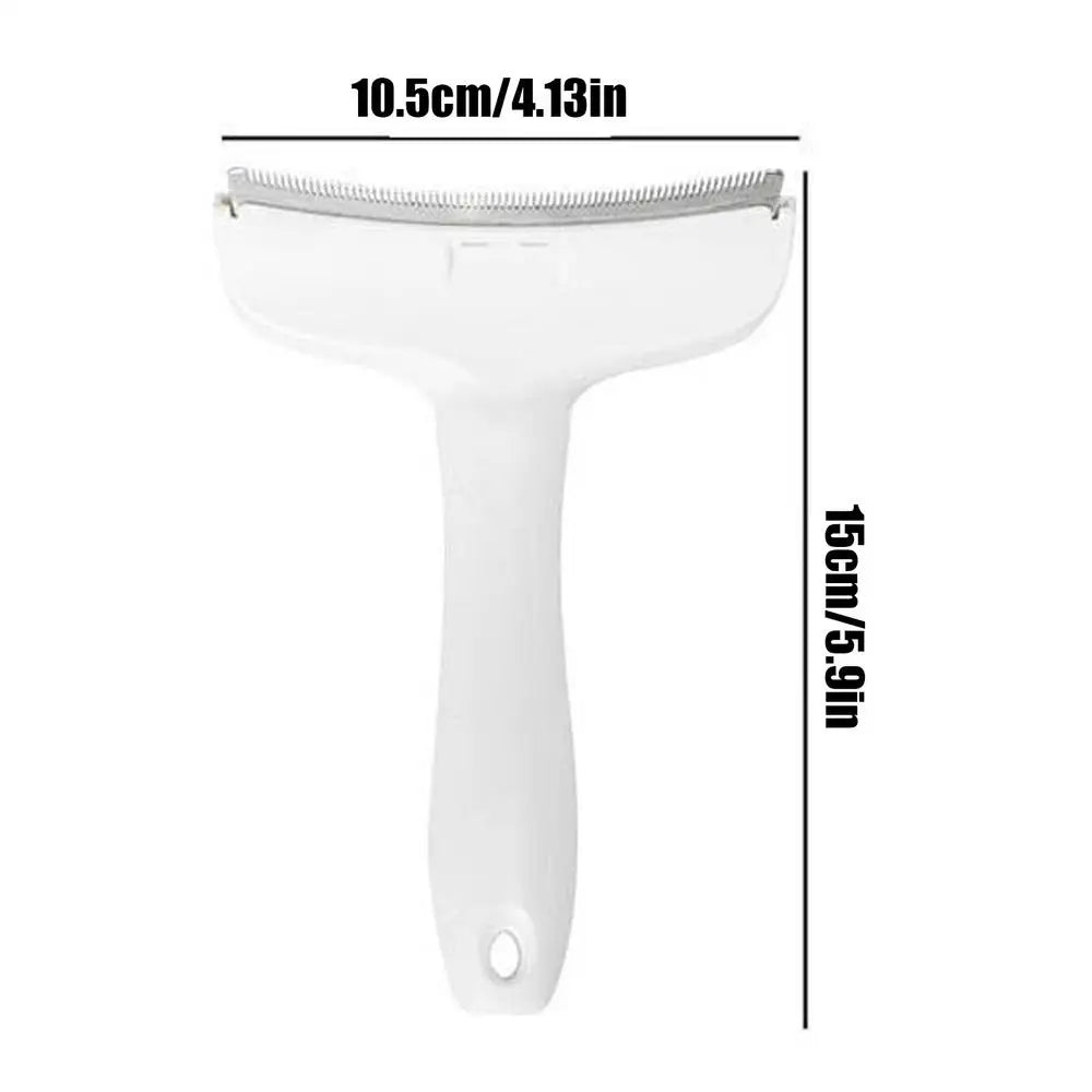 Self-Cleaning Dematting Comb for Cats & Dogs | Grooming Brush