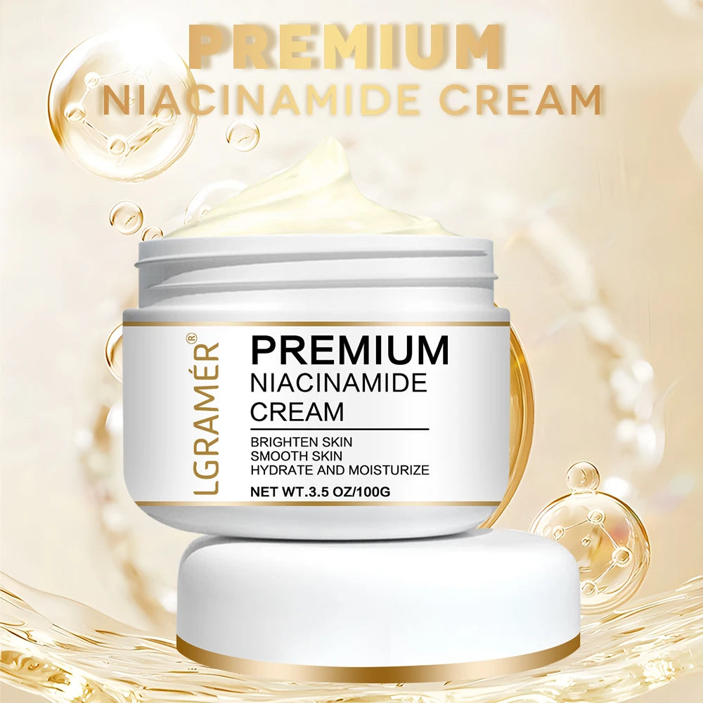 LGRAMER Gold Hyaluronic Acid Nicotinamide Face Serum Cream