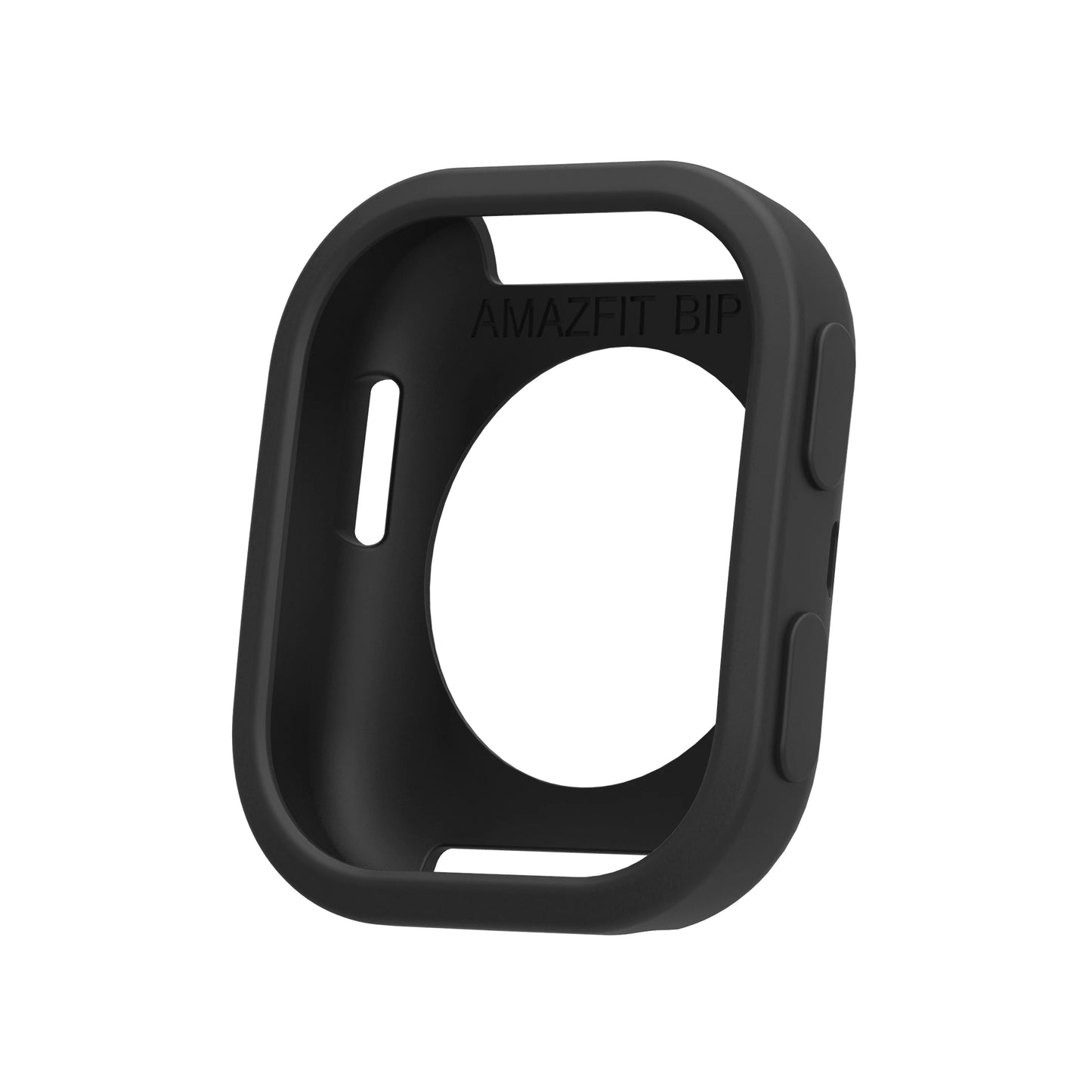 Silicone Protective Case for Amazfit Bip 6 Smartwatch Peaceful Pleasures Health and Wellness black