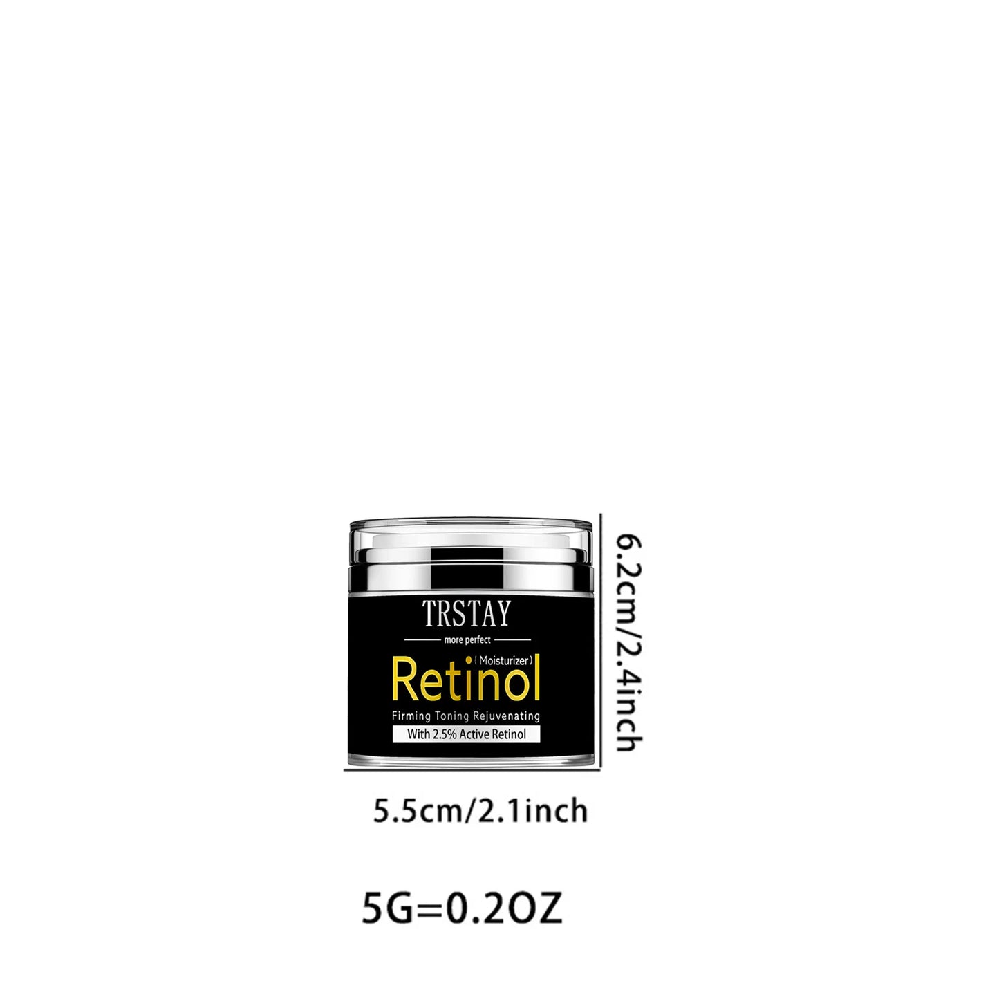 Retinol firming and refreshing face cream, mild and non irritating, smoothes wrinkles, reduces fine lines and makes skin soft Peaceful Pleasures Health and Wellness 5G
