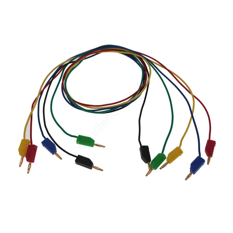 High Quality 2mm Banana Plug Silicone Wire 24AWG K2 Test Cable Double Banana Plug Experiment Short Route Can Be Overlapped Peaceful Pleasures Health and Wellness