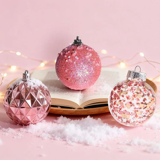 9-Piece DIY Painting Christmas Ball Ornaments Set | 6cm Xmas Tree Christmas Ball Ornaments Oasis Select