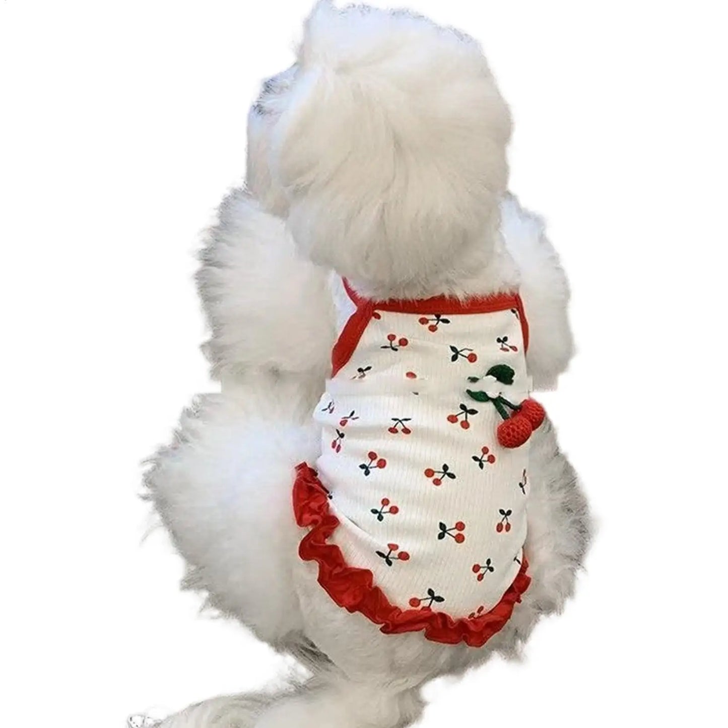 Cherry Breathable Summer Dog Vest for Small Dogs & Cats