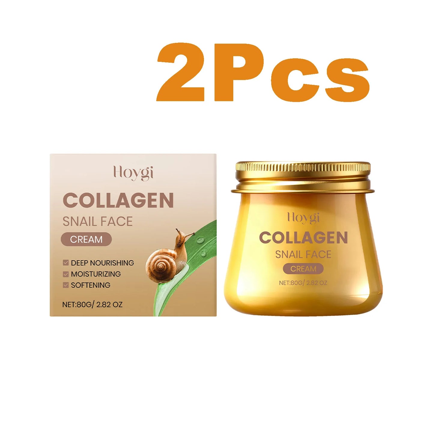Snail Mucin Collagen Cream – Anti-Wrinkle Firming Moisturizer