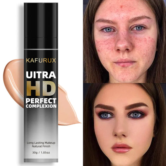KAFURUX 8-Shade Full Coverage Matte Liquid Foundation 30g Liquid Foundation Oasis Select