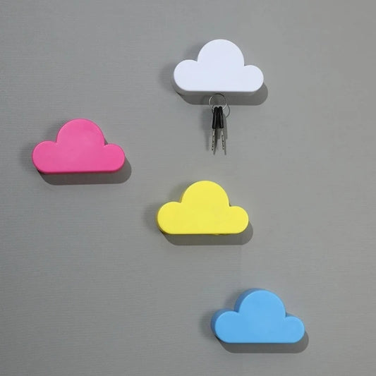 Cloud Magnetic Key Holder – No-Drill Wall Key Organizer Magnetic Key Holder Peaceful Pleasures Health and Wellness