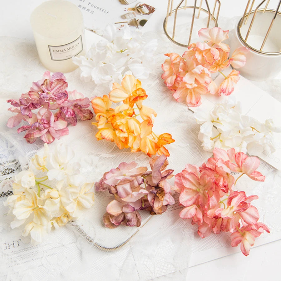 Silk Hydrangea Artificial Flowers for Wedding & Home Décor