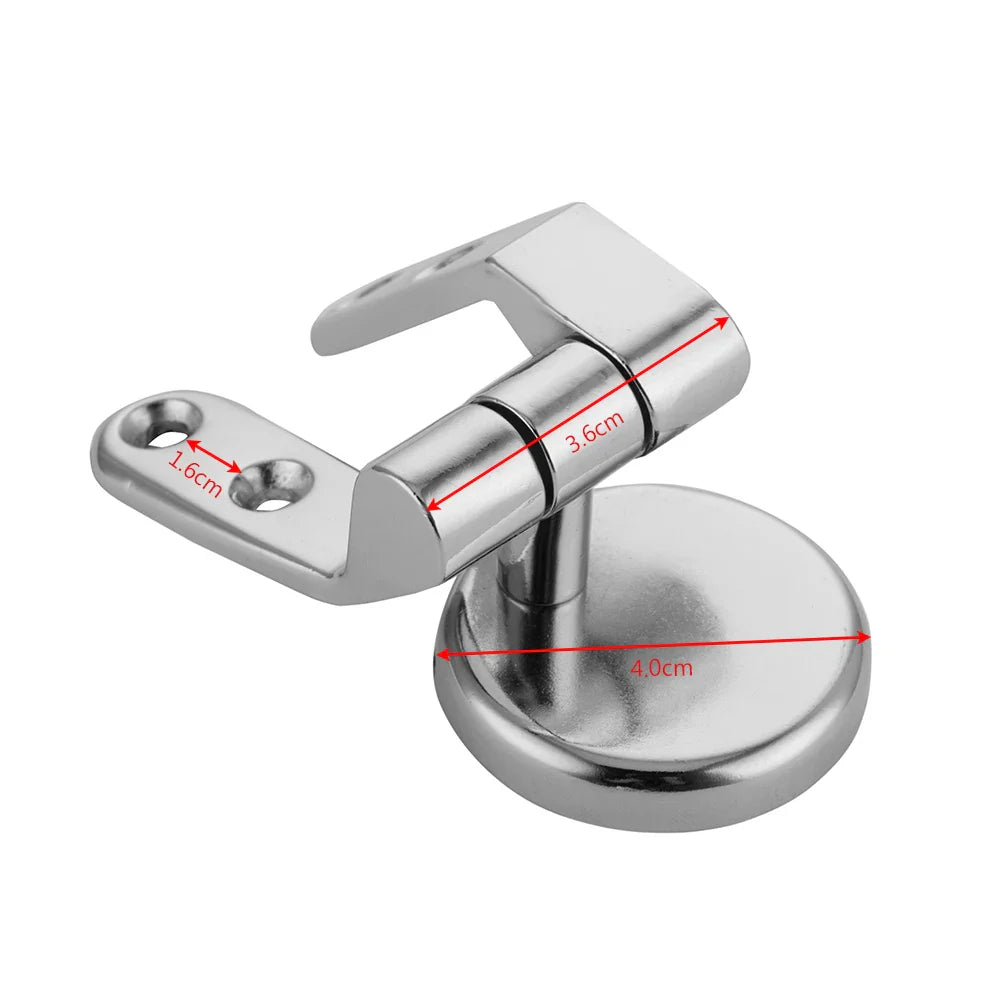 Universal Toilet Seat Hinges | Zinc Alloy Chrome Replacement Set