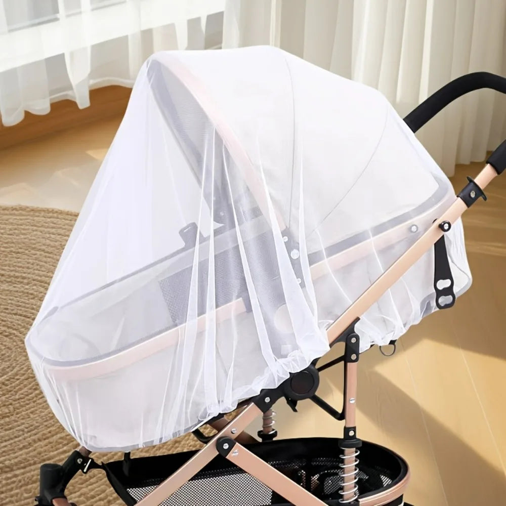 Baby Stroller Mosquito Net – Full Coverage Dense Mesh Shield