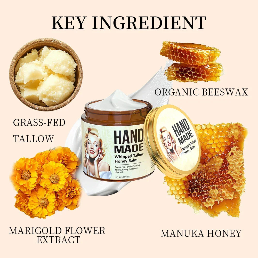 ENVISHA Whipped Tallow Face Cream – 120g Moisturizer Face Cream Peaceful Pleasures Health and Wellness
