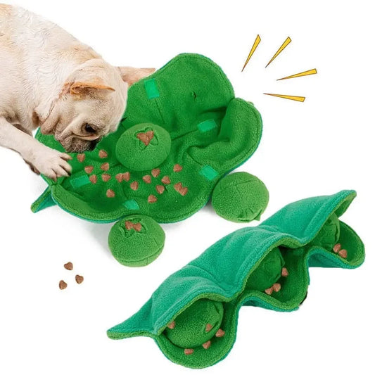 Squeaky Snuffle Dog Toy – Plush Treat Dispenser IQ Puzzle Ball Dog Puzzle Toy Peaceful Pleasures Health and Wellness