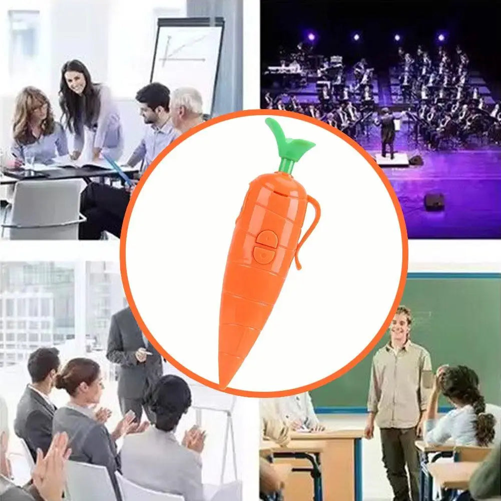 Carrot Digital Voice Recorder Pen Smooth-ink Ballpoint Refill Creative Carrot Design Functional New Special Child Toy Gift Pen Peaceful Pleasures Health and Wellness