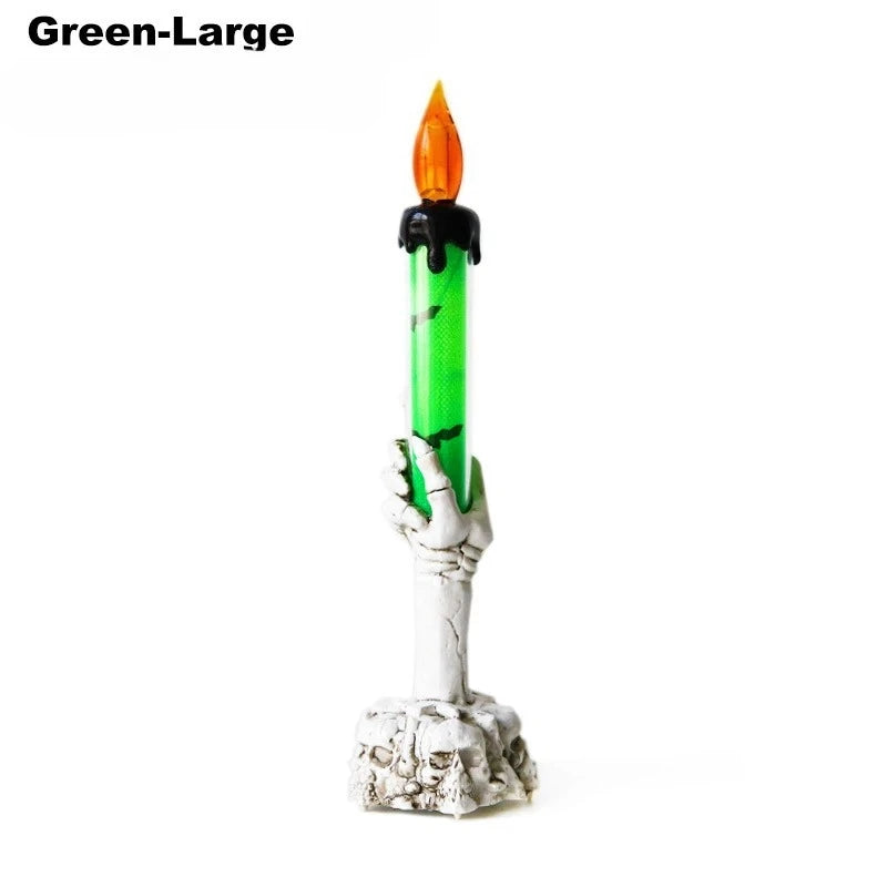 Halloween LED Skull Ghost Candle Light | Haunted House Decor