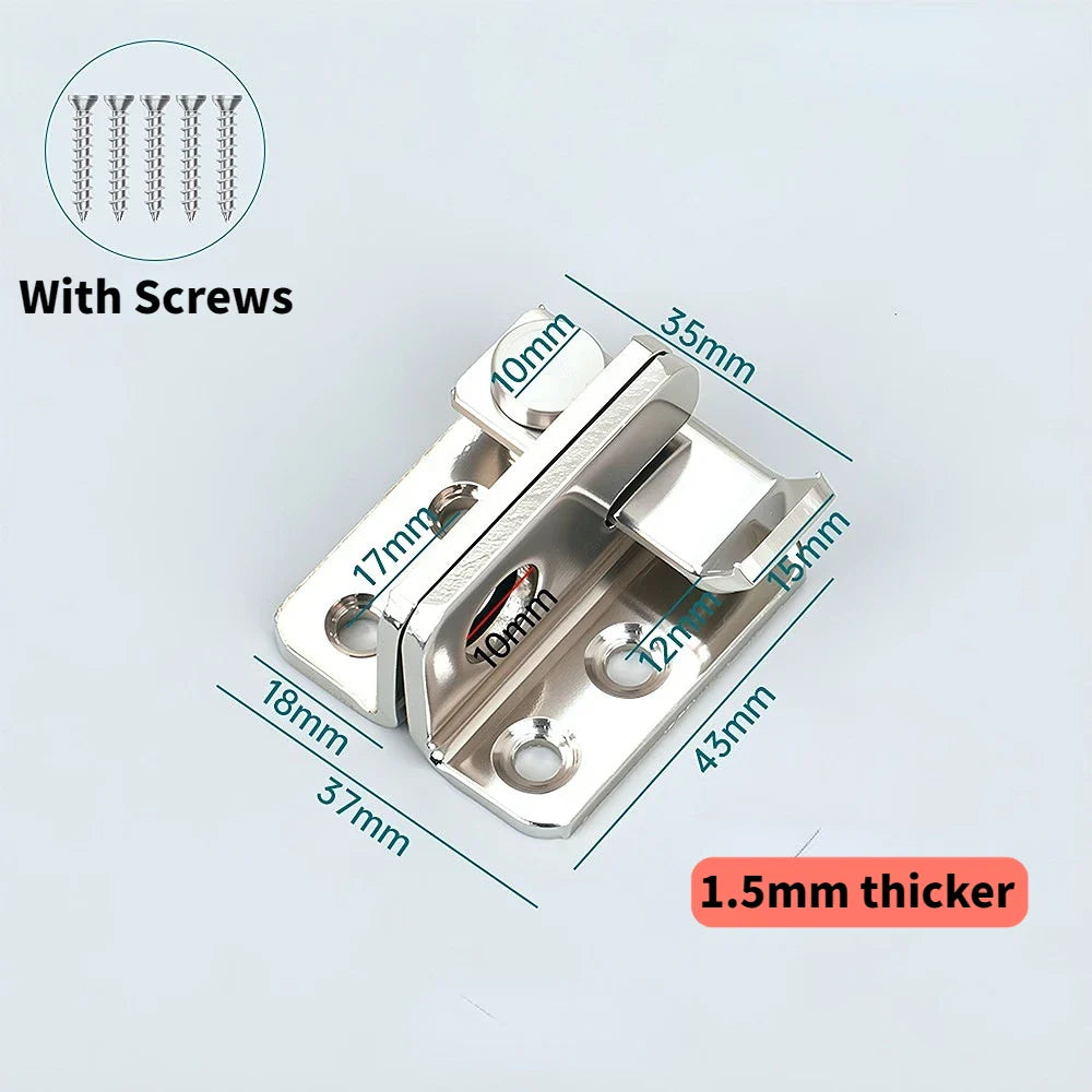 Flip Latch Slide Bolt Lock – Barn, Gate, Cabinet & Pet Cage