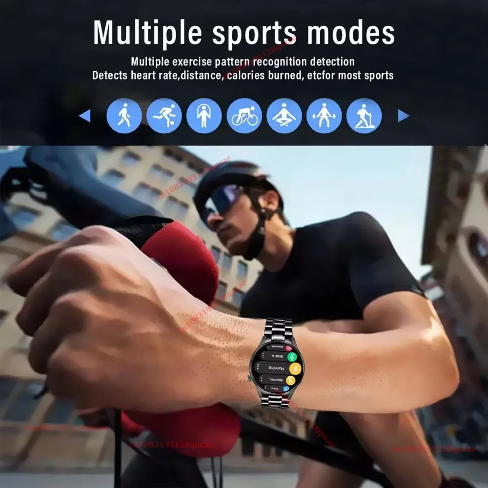 2026 New Men's Smart Watch 1.52'' HD Display Health Tracking Bluetooth Calling Voice Assistant Sports Smartwatch for Andorid IOS Peaceful Pleasures Health and Wellness