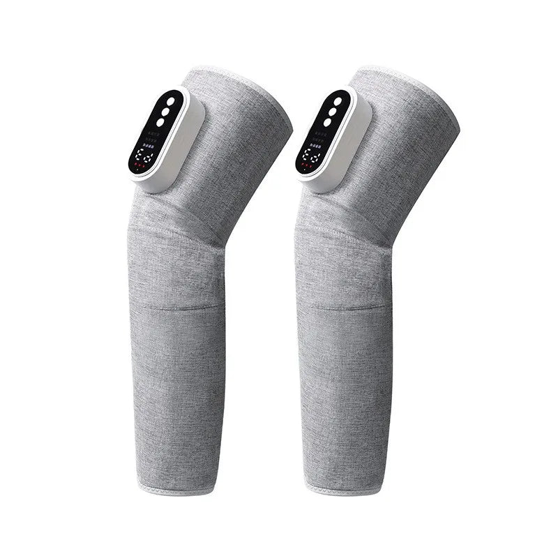 360° Leg Massage Air Pressure Calf Muscle Massager Wireless Airbag Calf Relaxation Massage Promotes Blood Circulation Peaceful Pleasures Health and Wellness GRAY