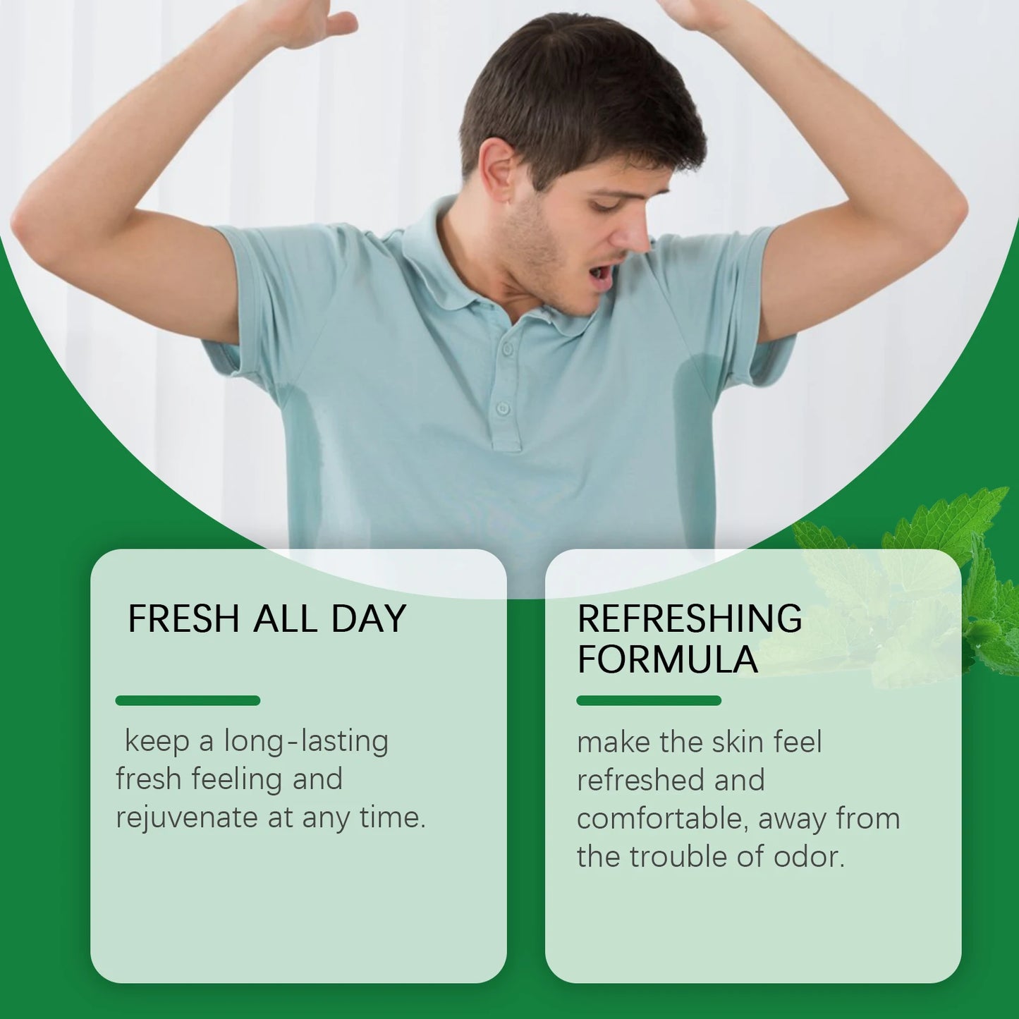 OceAura Cooling Mint Deodorant Stick – Unisex Fresh Body Bar