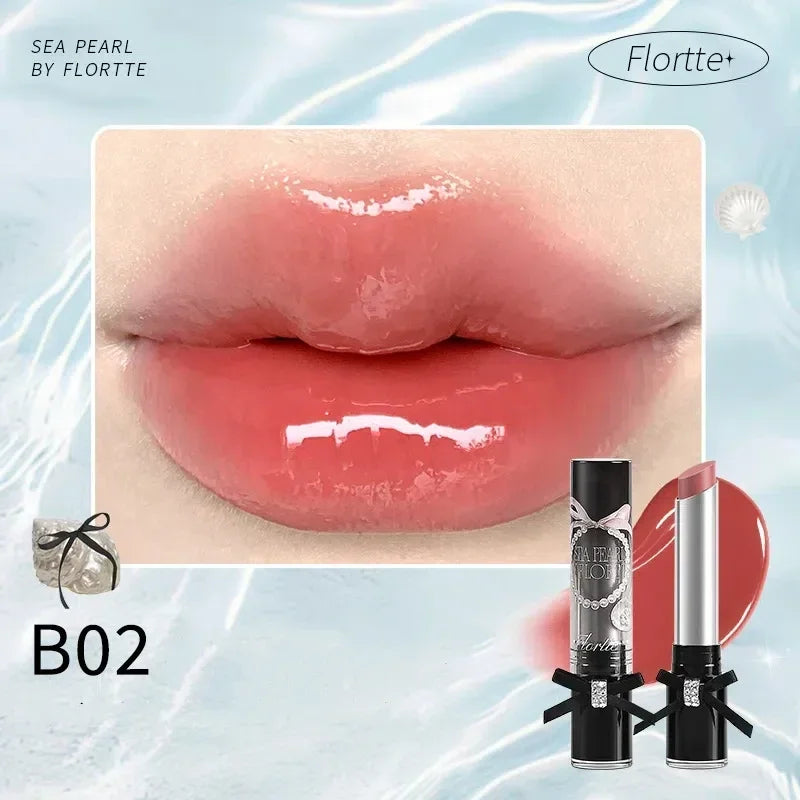 FLORTTE Glass Sea Solid Lip Gloss Mirror Glaze & Lip Tint