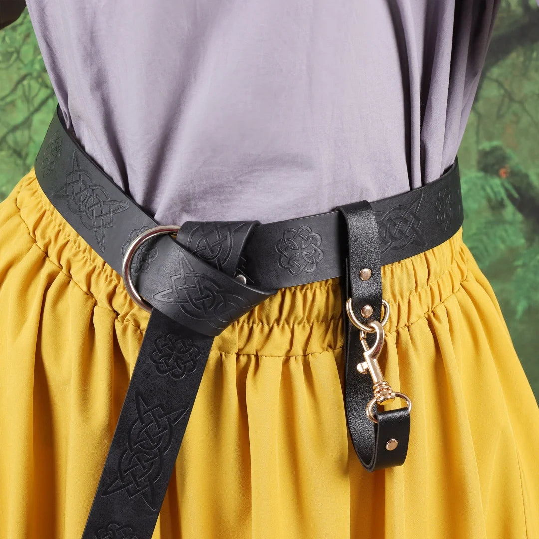 Medieval Steampunk Belt Cup Hanger Viking Knight Mug Strap Holder