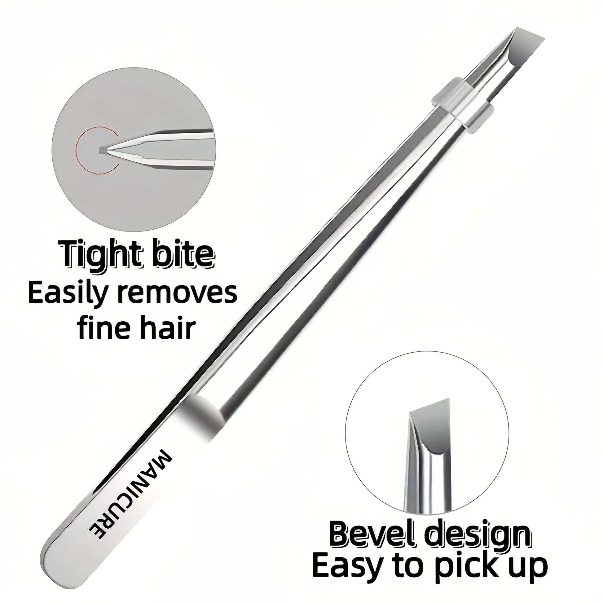 High-Quality Stainless Steel Tweezers, Multi-Functional Eyebrow Trimmer, Mustache Grooming Tool, Precision Hair Removal Peaceful Pleasures Health and Wellness