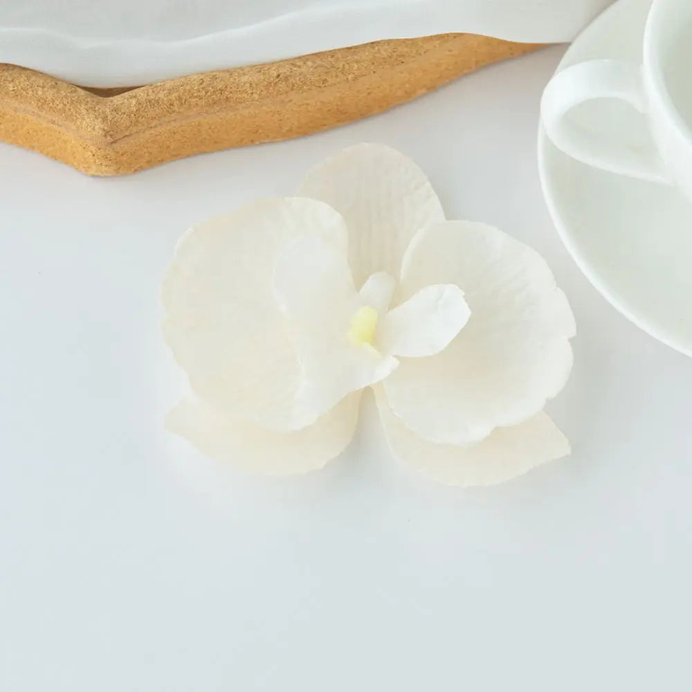Silk Orchid Artificial Flowers 20/40pcs | Wedding & Home Decor