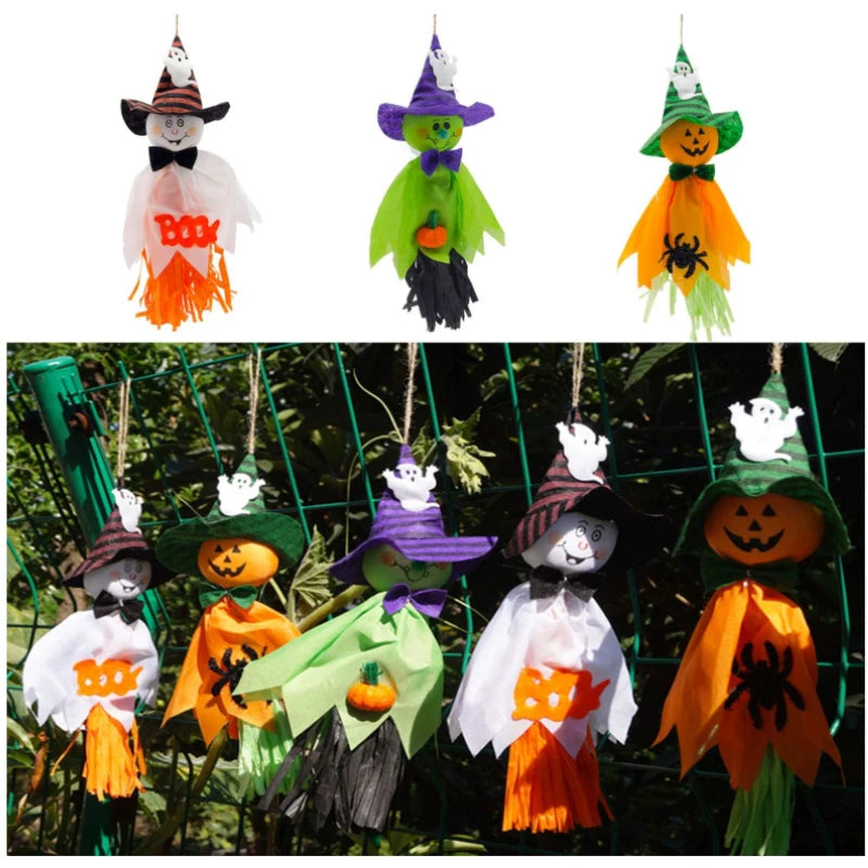 Halloween Hanging Ghost Decorations – Outdoor Windsock Pendants