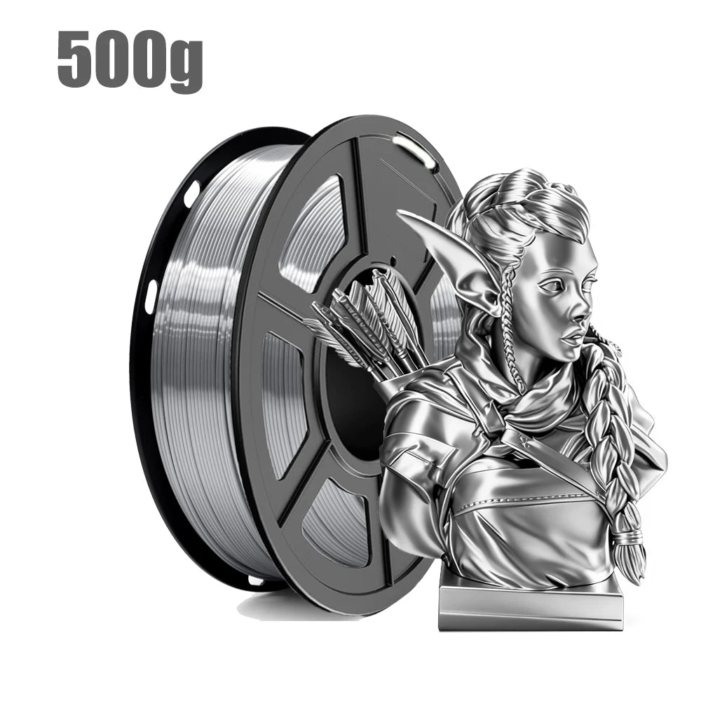 Metal-Like Shiny PLA Filament 1.75mm | 250g/500g/1kg Spool