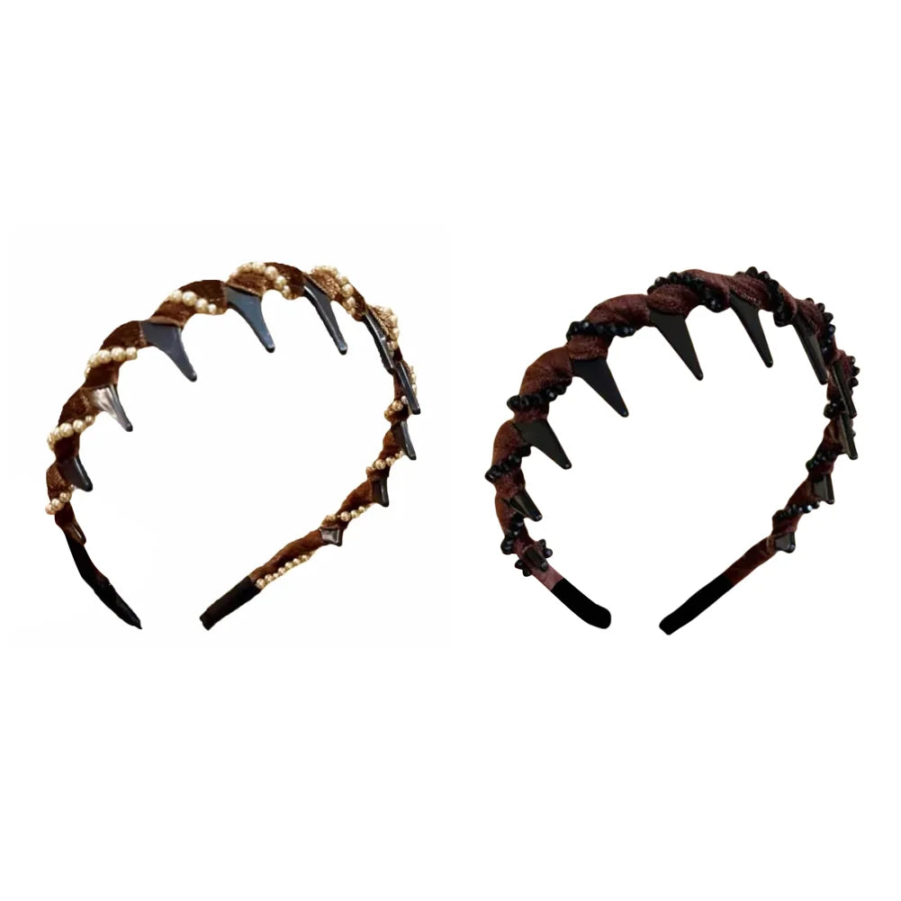 Velvet Sparkling Diamond Hairband for Women – Anti-Slip Hair Hoop Headband Peaceful Pleasures Health and Wellness