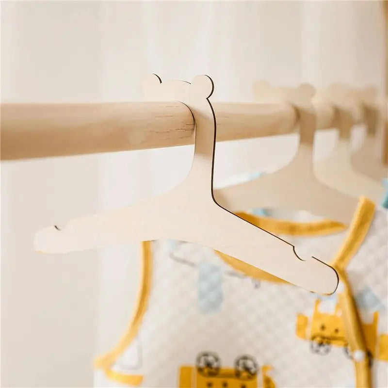 A36T-20 Pcs Baby Creative Hanger Rack Baby Wooden Clothes Hanger Home Girls Princess Room Nursery Decor For Kids Present Peaceful Pleasures Health and Wellness