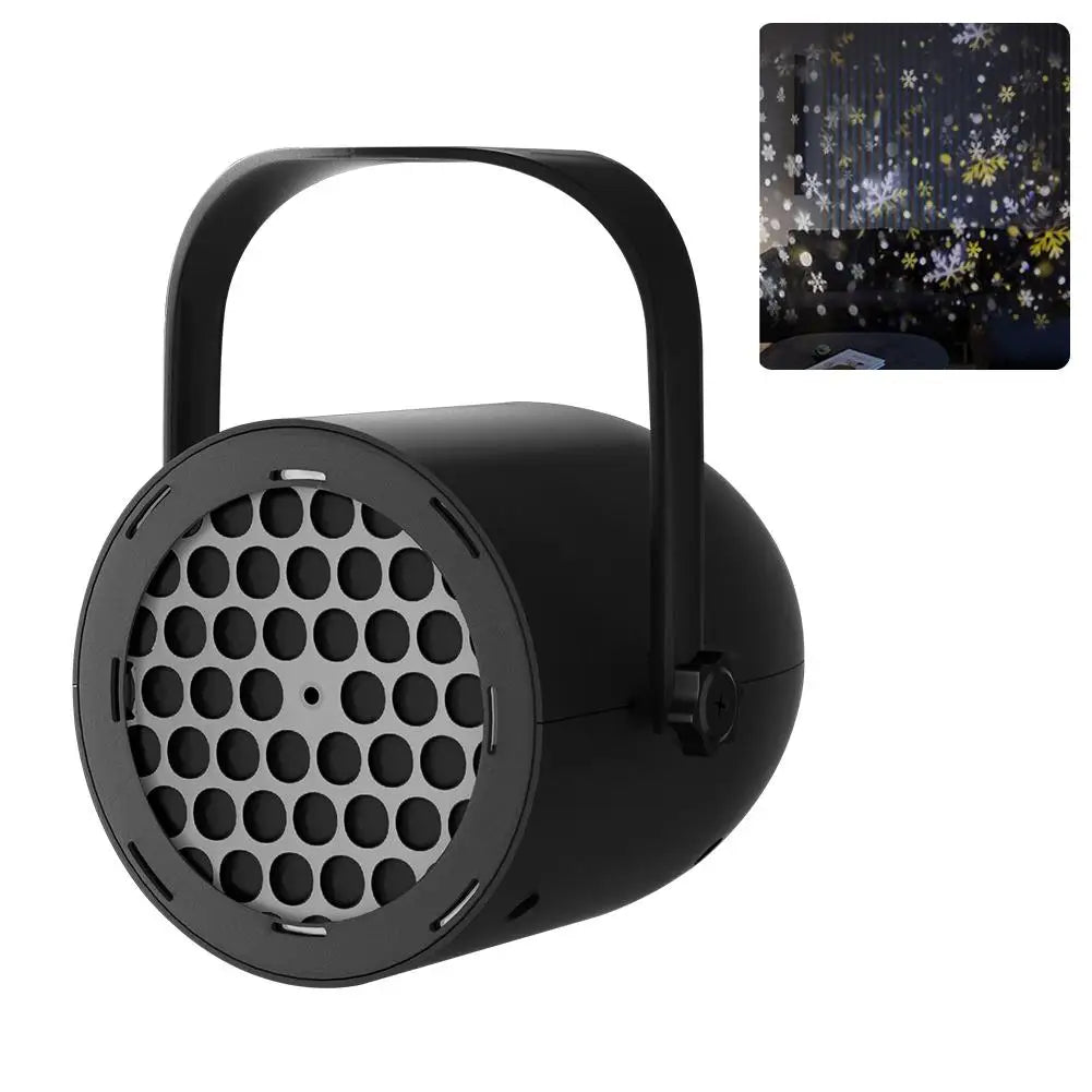 Christmas LED Snowflake Projector Light – Indoor & Outdoor Holiday Projector Light Peaceful Pleasures Health and Wellness B