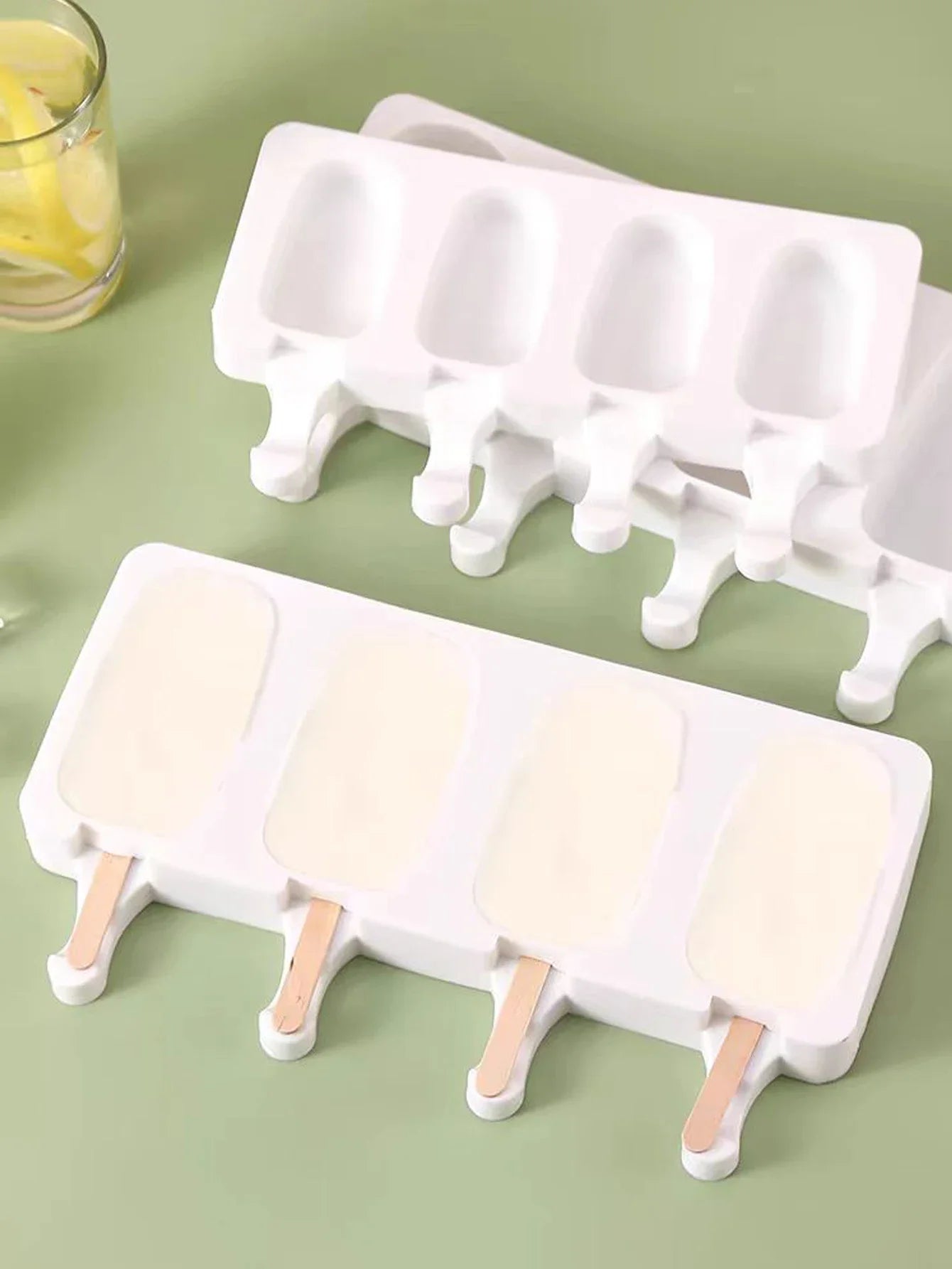 Silicone Ice Cream & Popsicle Mold – DIY Fruit Juice Ice Tray