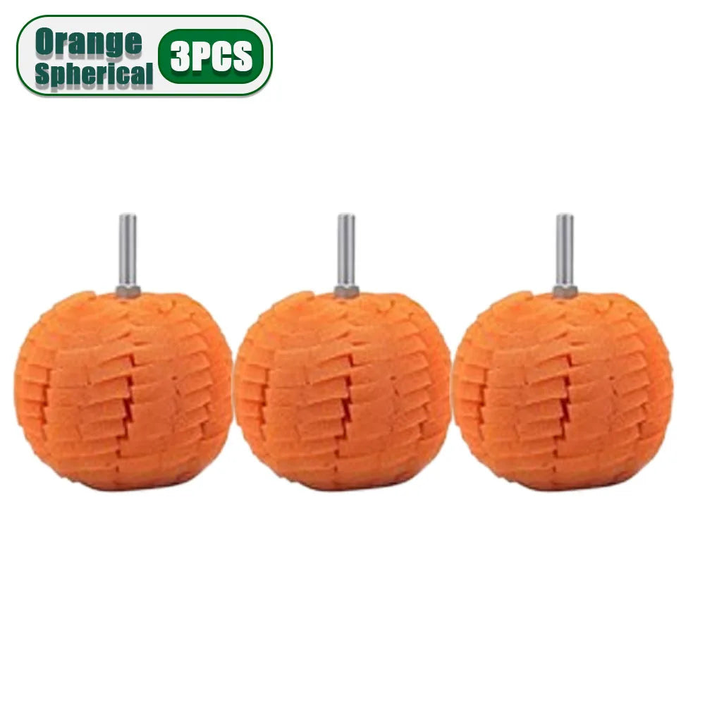 Car Wheel Hub Polishing Sponge Cone – Rim Cleaner Tool