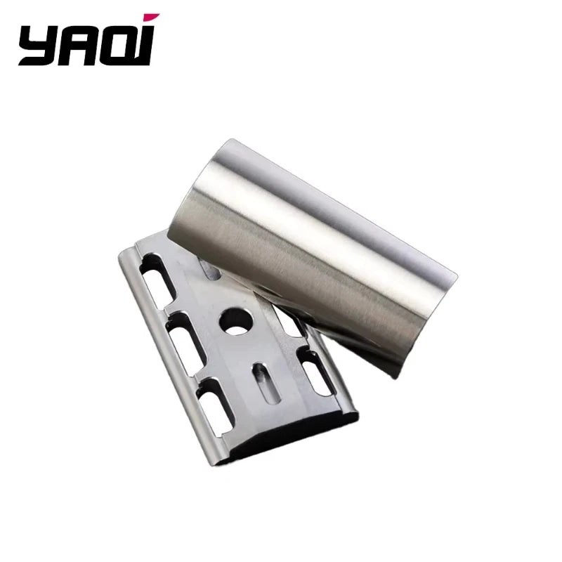 2026 Yaqi SLOPE Slant Safety Razor Head 316 Stainless Steel 0.90mm Blade Gap 43mm Length 24.6mm Width for Smooth Shaving Peaceful Pleasures Health and Wellness