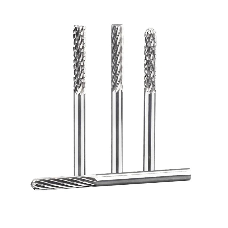 Tungsten Carbide Rotary Burr Set – 3mm Shank Grinding & Engraving