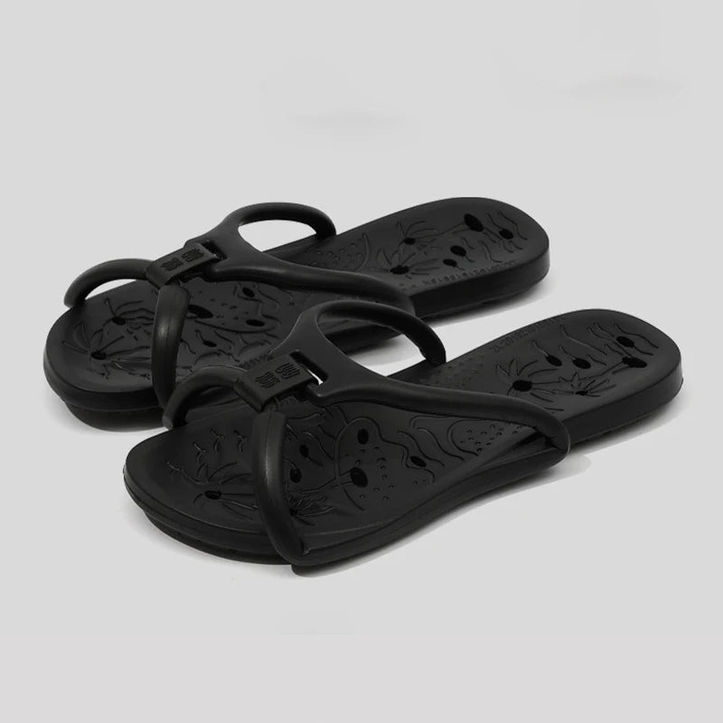 Women's Foldable Travel Slippers | EVA Flip Flops Hotel & Beach