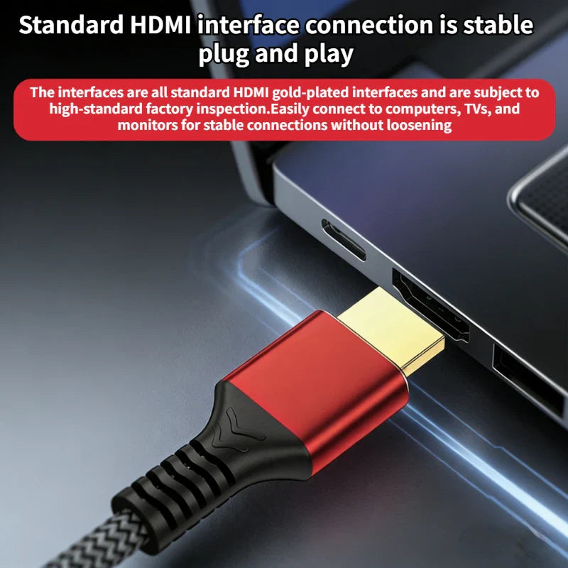 HDMI 2.1 Cable 8K 60Hz 4K 120Hz 48Gbps – PS5, TV & Monitor