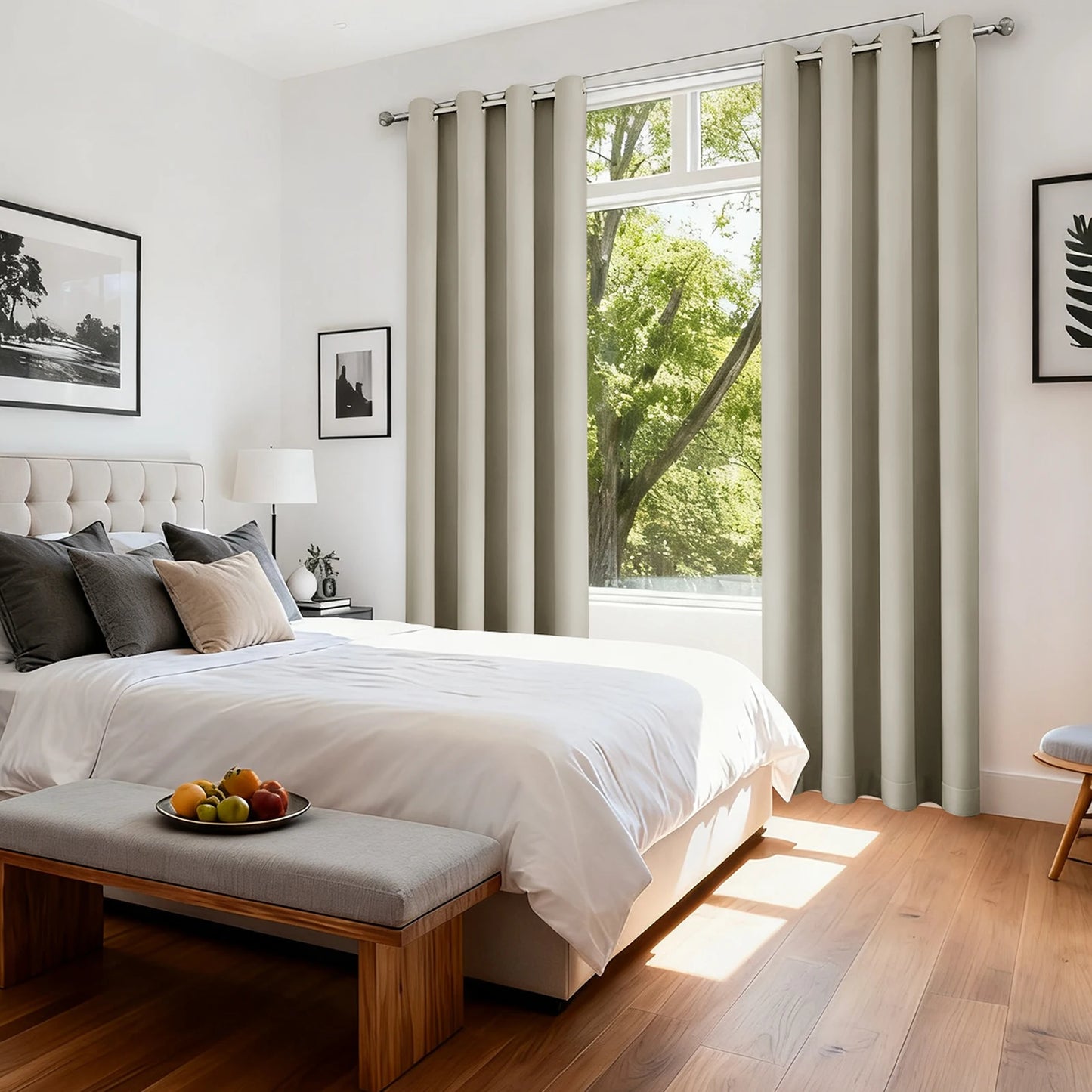 100% Blackout Grommet Curtains | Thermal Insulated Privacy Drapes