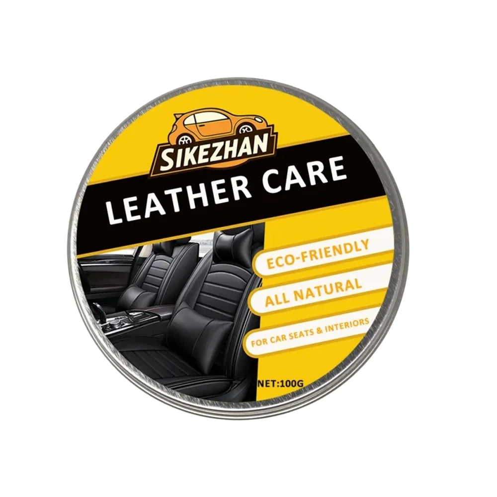 Natural Leather Conditioner Balm – Odorless Car Seat Care Cream
